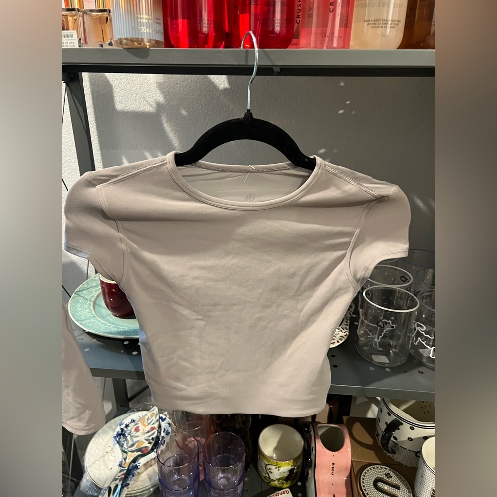 Lululemon SET Align Skort & Nulu Mesh-Back Baby Tee, Sz 2 SET - Picture 13 of 14